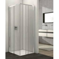 Cabina doccia CARLI Box 2 lati telaio alluminio
