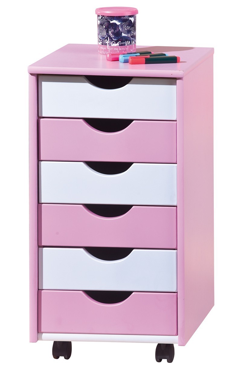 Cassettiera Mini Smile – FUCSIA - Cartoidea